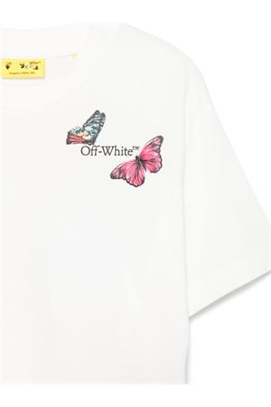 Butterfly Arrow T-Shirt OFF WHITE KIDS | OGAA001S25JER0080110